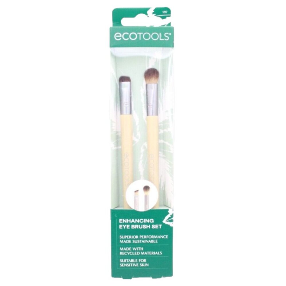 Ecotools Enhancing Eye Brush Set Duo Four Heads New in Box Sealed